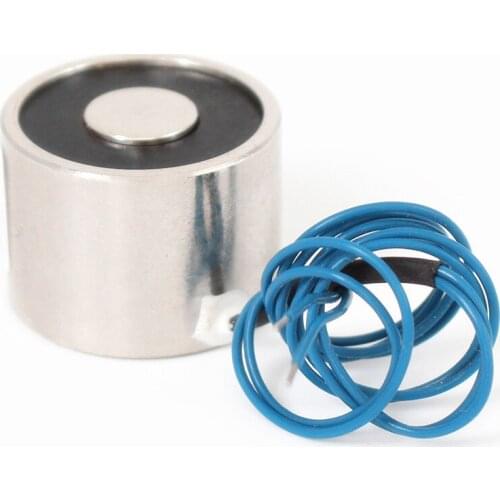 34*25mm Suction 20KG 200N DC 5V/12V/24V Mini solenoid electromagnet electric Lifting electro magnet strong holder cup DIY 12 v