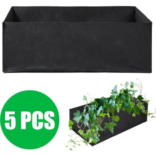 5Pcs Anti-ultraviolet Vegetable Grow Bag For Vegetable Cauliflowers Onions Broccoli Reusable Plant Pot Grow Bags