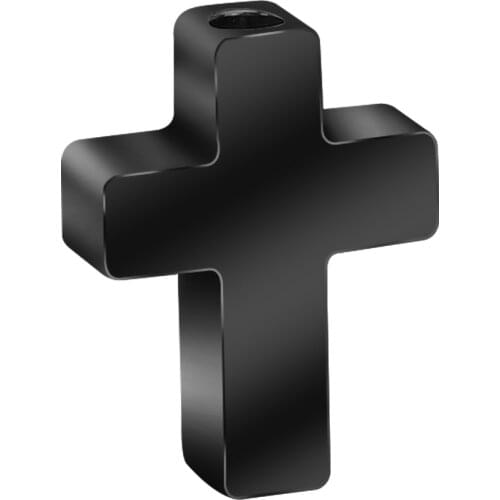 5pcs per lot Cross Beads 3mm hole Handmade Jewelry Beads 15x20mm Stainless Steel Cross Charm