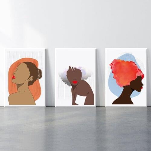 Abstract Women Face Line Art Poster Wall Art Canvas Painting Minimalist Print Home Living Room Decoration