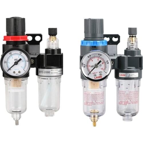 AFC2000 Pneumatic Filter Air Treatment Unit Free Compressor Gauge Oil Water Separator Regulator Trap Filter Airbrush