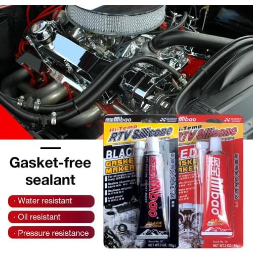 Automotive Mechanical Seal Glue Free Gasket Sealant Red Glue 85g Leak-proof Electronic Seal Glue Silicone Seal Car Accessory