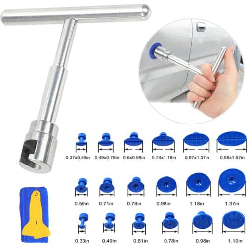 Car Dent Repair Tools Dent Hail Pit Sagging Repair Kit Auto Metal Plastic Suction Cup Body Dent Removal Kits for Vehicle Auto