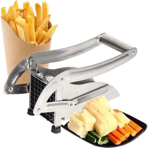 Stainless Steel Manual Potato Cutter French Fries Slicer Potato Chips Maker Meat Chopper Dicer Cutting Machine Tools For Kitchen