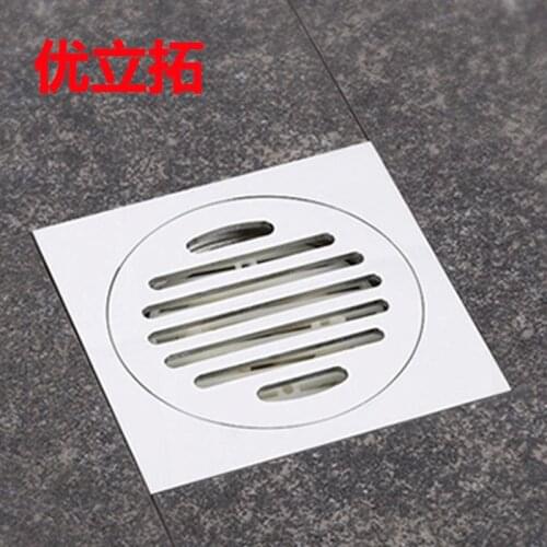 You Li Tuo copper floor drain bathroom washing machine deodorant floor drain core bathroom stainless steel filter three links
