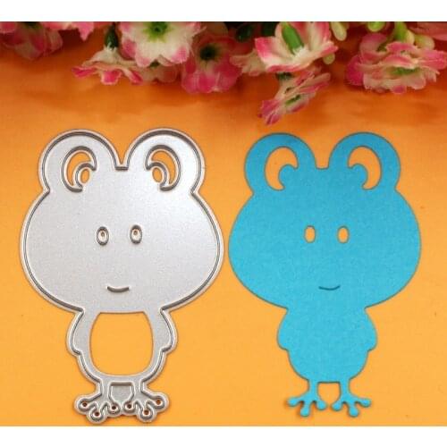 YLCD077 Frog Metal Cutting Dies For Scrapbooking Template DIY Cards Album Decorative Embossing Folder Die Cuts Cutter Stencils