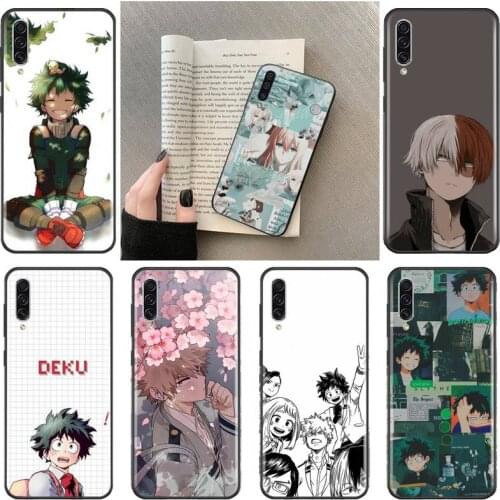 My Hero Academia Cartoon Anime cute Cute Phone Case For Samsung A20 A30 30s A40 A7 2018 J2 J7 prime J4 Plus S5 Note 9 10 Plus