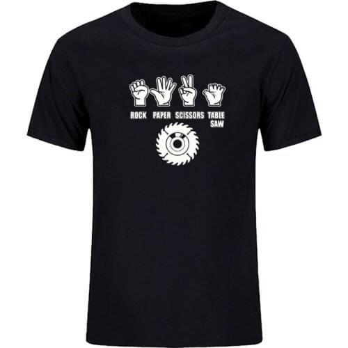 Mens Pierre paper scissors Sawyer Fun Summer Short Sleeve T-Shirt loose cotton T-shirt