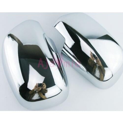 For Toyota Hilux Vigo 2005-2014 Side Wing Mirror Overlay Rear View cover Panel Chrome Car Styling Accessories