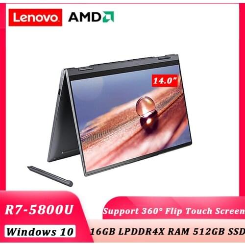 Lenovo YOGA 14c 2021 laptop Ryzen 7 5800U 16GB RAM 512GB SSD 14 inch FHD IPS screen Notebook High Refresh Rate Screen computer