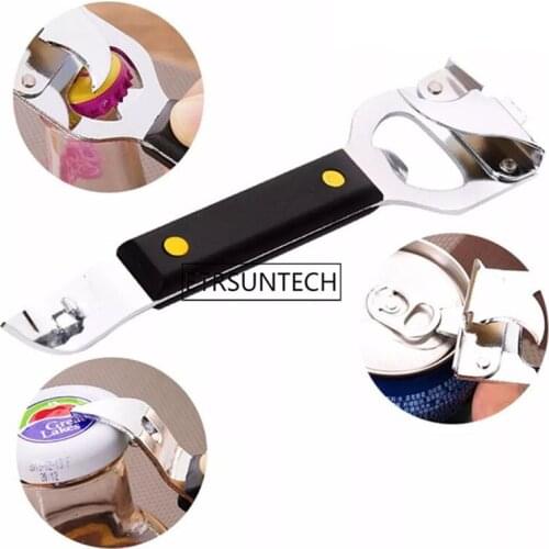 Stainless Steel Beer Bottle Opener Can-opener For Food Can Bottle Cap Home Kitchen Gadgets