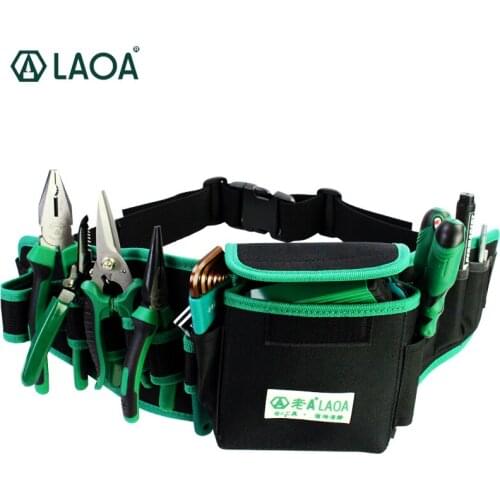 LAOA Waterproof Oxford Cloth Electrician Tool Bag Double Layers Tool Bags Storage Package