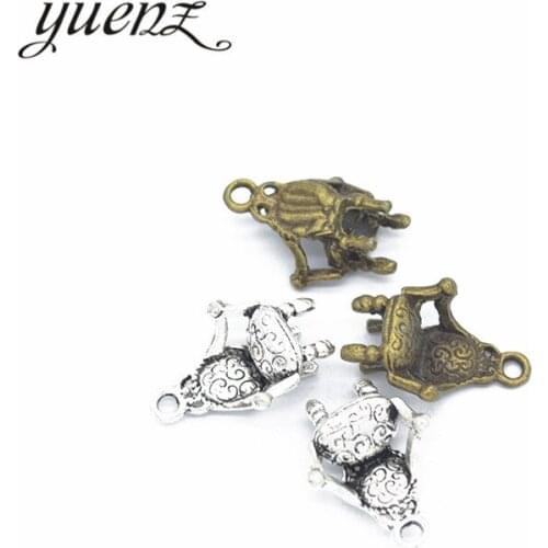 YuenZ 10pcs Antique silver Plated Zinc Alloy Necklaces Pendants Jewelry chair Charms Diy Handmade Jewelry Findings 20*14mm J230