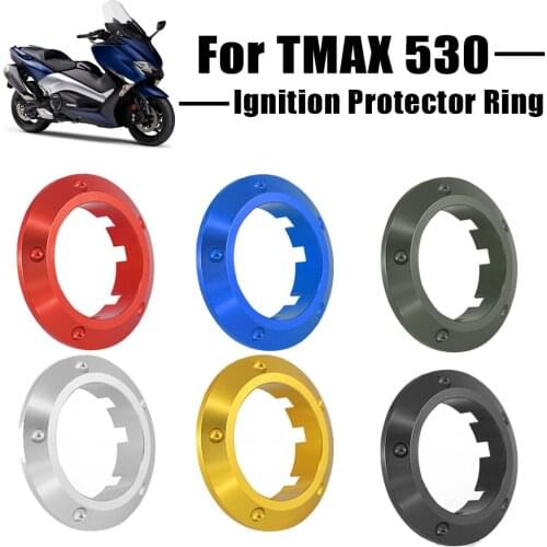 For YAMAHA TMAX 530 TMAX530 T-MAX530 T MAX 530 2013 2014 2015 Motorcycle Ignition Key Switch Protector Ring Cover CNC Aluminum