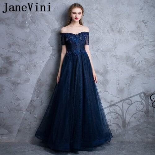 JaneVini Robe Grande Taille Femme Navy Plus Size Mother of the Bride Dresses Burgundy Beaded Lace Long Evening Dress Party Gowns
