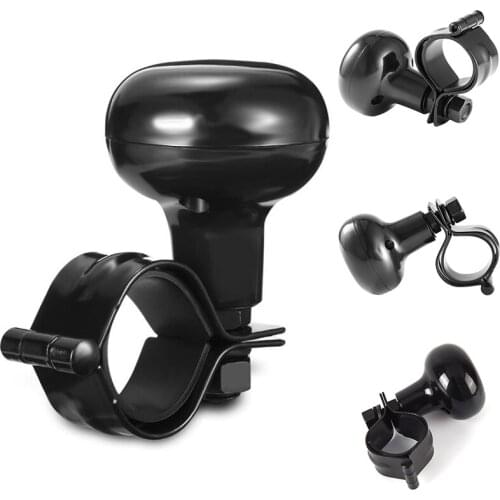 1Pcs Black Universal Steering Wheel Spinner Heavy Duty Car Truck Handle Power Knob Durable Accessories