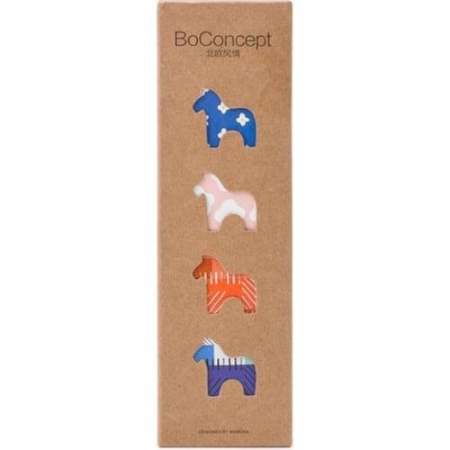 1pcs Creative Bookmarks Nordic style 30 boxed original hand-painted illustrations Japanese exquisite