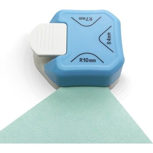 3 In1 Mini Corner Trimmer Corner Durable Rounder Punch R4/R7/R10mm Round Corner Trimmer DIY Paper Cutter Card Scrapbooking Punch