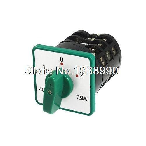 40A 7.5KW ON/OFF Positions Change Over Rotary Cam Switch HZ5D-40/7.5 M05