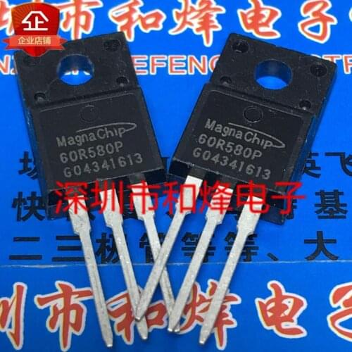5pcs 60R580P MMF60R580PTH TO-220F