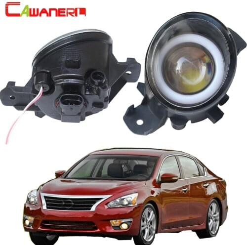 Cawanerl For Nissan Altima 2008-2015 Car LED Fog Light Bulb Angel Eye Daytime Running Light DRL H11 30W 3000LM 12V 2 Pieces
