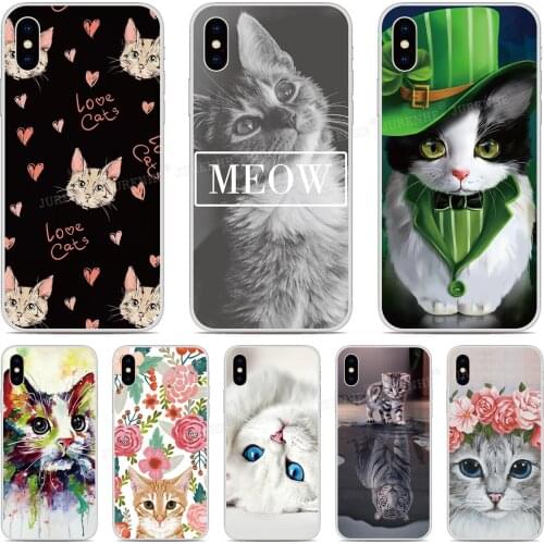 Cute Cat Cover For OPPO F17 A73 A32 A53 2020 Realme 7 C11 C12 C15 X7 Q2 Narzo 20 Pro C17 7i V3 V5 Reno4 Lite F Z Ace 2 Case