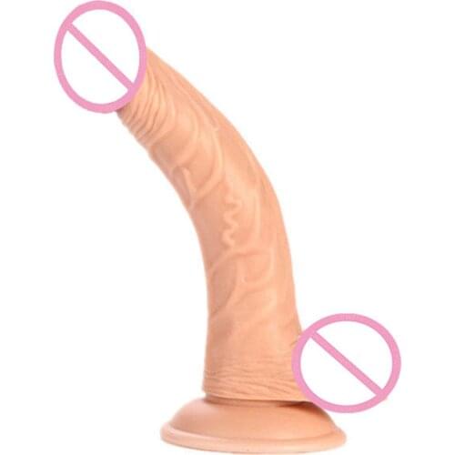 CPWD Flesh Dildo Realistic Soft Big Dildos With Suction Cup Adult Massage Female Masturbator Sex Product for Women/Lesbian