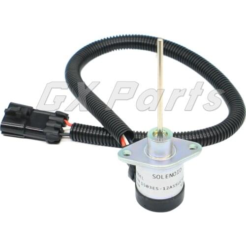 12V 25-38109-05 25-39170-03 Fuel Shutdown Solenoid Valve for Kubota Carrier Engine V2203-DI 134DI CT4-134DI
