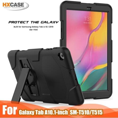 HXCASE Built-in kickstand case For samsung galaxy tab a 10 1 t510 t515 2019 cases