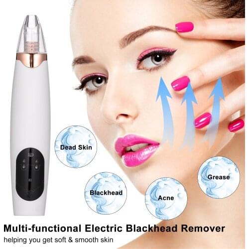 Blackhead Remover Facial Pore Cleanser Vacuum Blackhead Acne Removal Suction Tool for Facial Skin Care USB Rechargeable