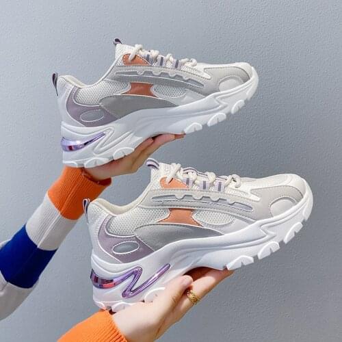 Women Shoes 2021 Autumn Fashion Breathable Running Sneakers Ladies Increase Casual Shoes Women Vulcanize Shoes Zapatos De Mujer