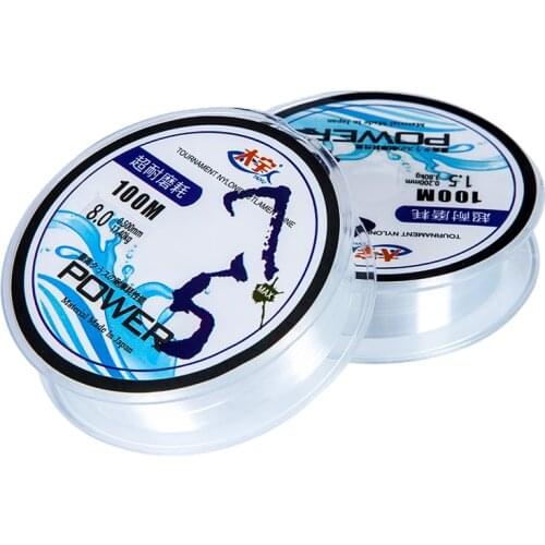 100M Bream Fishing Line Super Strong Monofilament Nylon Japan Material Saltwater Fishing-Line Low Memory Carp Line 1.0#-8.0