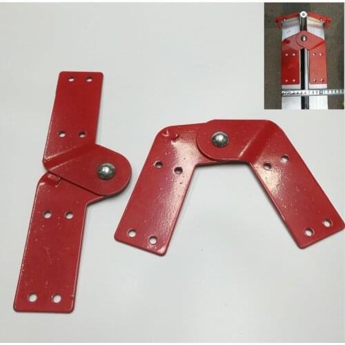2pcs Heavy duty ladder iron hinge aluminum Folding straight herringbone ladder joint head connector ladder hardware accessories