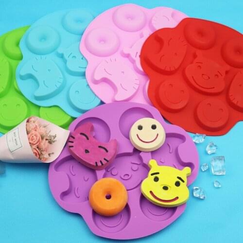 Cartoon silicone cake mold Kitchen baking accessories DIY handmade soap mold