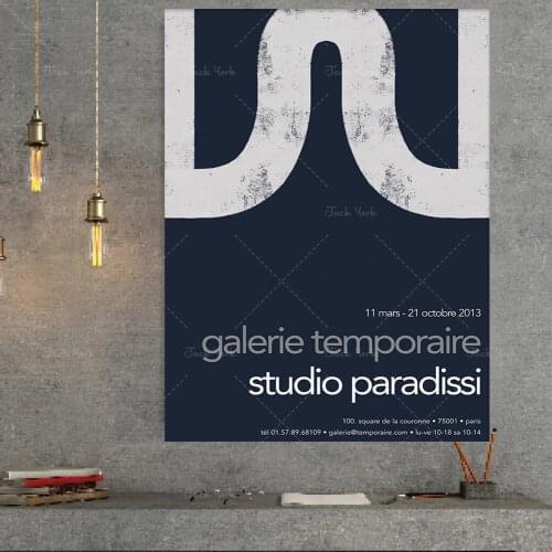 Contemporary Exhibition Printable Poster, Modern Wall Decor, Minimalist Scandinavian Wall Art, Gallery Poster