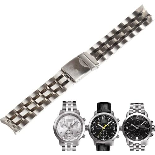 WENTULA watchbands for tissot T055.417/427/430/410 PRC200 stainless steel solid band