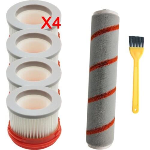 Roller Brush For Xiaomi Dreame V9 V9B V10 Household Wireless Handheld Vacuum Cleaner Accessories Hepa Filter Roller Brush Parts