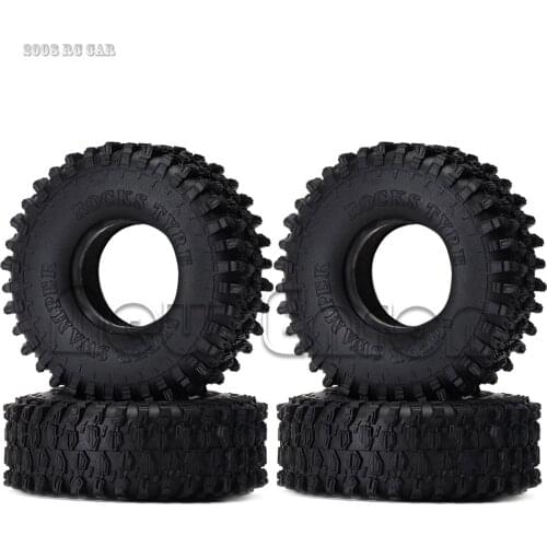 1/10 1.9"120mm Tire Tyre RC Climbing Rock Crawler Super Swamper Rocks Tyre 4P For TF2 D90 D110 SCX10 II 90046 90047