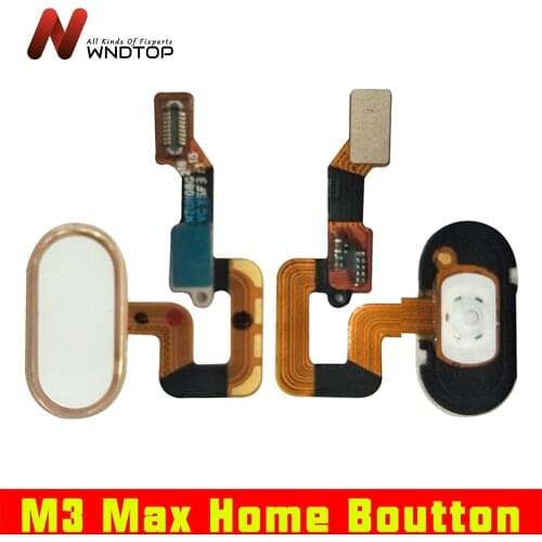 For Meizu M3 Max Home Button FingerPrint Touch ID Sensor Flex Cable Ribbon Replacement For MEIZU M3 Max Button Key Meilan Max