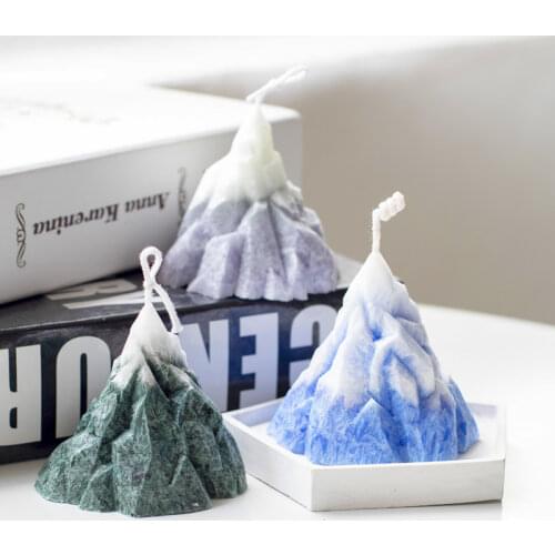 Silicone Mold Epoxy Resin Single iceberg snow mountain volcano silicone mousse cake mold DIY Crafts Jewelry Making