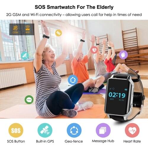 Cool Precise GPS Kids Elderly Smart Watch A16 GPS WIFI SOS LBS Locate Heart rates mergency SOS call for child old smartwatch A16