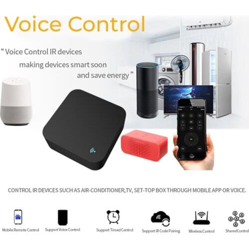 Smart Universal IR Remote WiFi Infrared Wireless Remote Control Via Smart Life Tuya APP Works With Google Assistant Alexa Home