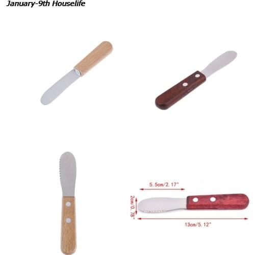 1PC Breakfast Tool Stainless Steel Cheese Knives Cutlery Spatula Butter Knife Scraper Spreader Kitchen Accessory