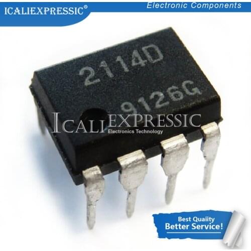 10PCS NJM2114D JRC2114D NJM2114 2114D 2114 DIP-8 In Stock