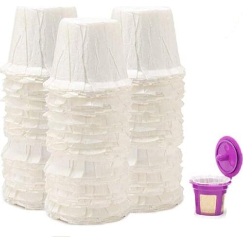 100pcs Home Kitchen Coffee Filters Disposable Paper Filters Cups Single Serving Paper Filters Cups High Quality And Easy To Use