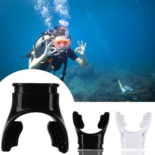 3Pcs Silicone Scuba Diving Snorkel Breathing Tube Mouthpiece Bite Regulator Non-Toxic Comfortable Swimming Equipment Accessories
