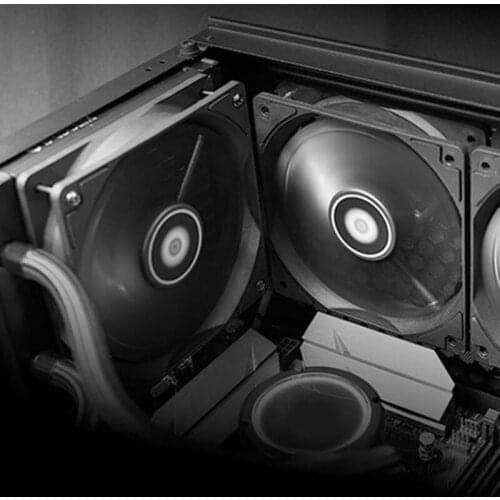 4 Pin 120MM 1800RPM PWM PC Case Fan Speed Adjustable High Airflow CPU Radiator Long Life Ultra Quiet Computer Cooling