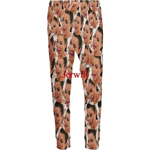 Crying Kim K 3D Joggers Pants Men Casual Loose Trousers Bottoms Mens Clothing For Unisex Hip Hop Style Pantalon Homme