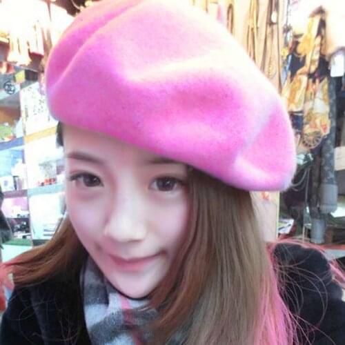 Elegent British Lady Women Knitted Beret Beanie Ski Hats Fashion Tam Cap Hat AIC88