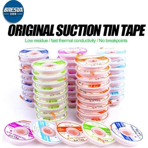 RELIFE Soldering Wick Desoldering Braid Solder Remover Wire for PCB Tin Remove Welding Repair Tool 1Pcs 1.5mm 2mm 2.5mm 3mm